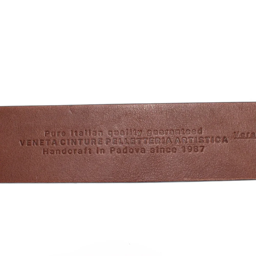 Veneta Cinture NWT Classic Belt Size 100 (US 38) in Blue Suede Leather